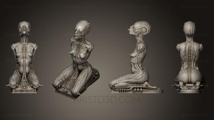 Figurines heroes, monsters and demons (STKM_0550) 3D model for CNC machine